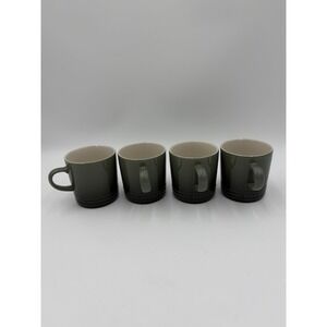Le Creuset 350ml Coffee Mug Thyme Green x4 Second Choix